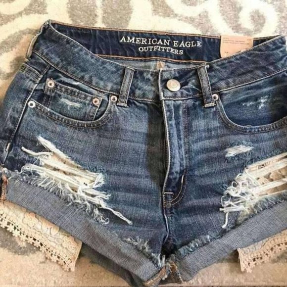 BNWT American Eagle Hi-Rise Festival Shorts - Picture 5 of 6
